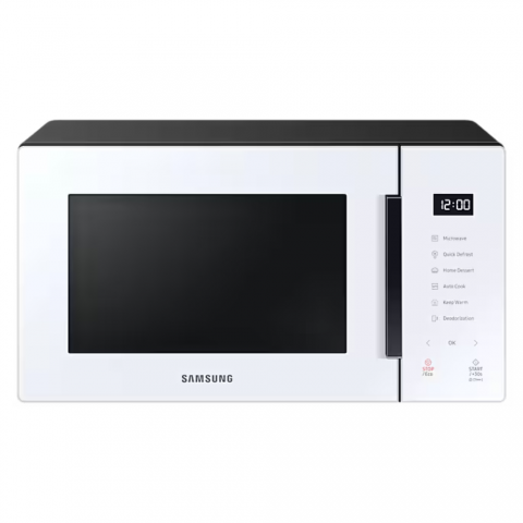 SAMSUNG MS23T5018AWTC 23L SOLO MICROWAVE OVEN CERAMIC INSIDE (WHITE)