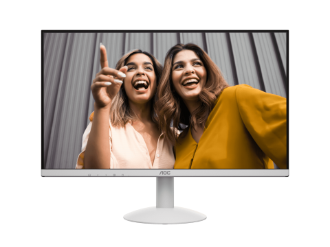 AOC 24B30H3/BW 23.8" FHD WIDE LED IPS FRAMELESS MONITOR 120HZ WLMNT (VGA, HDMI) WHITE