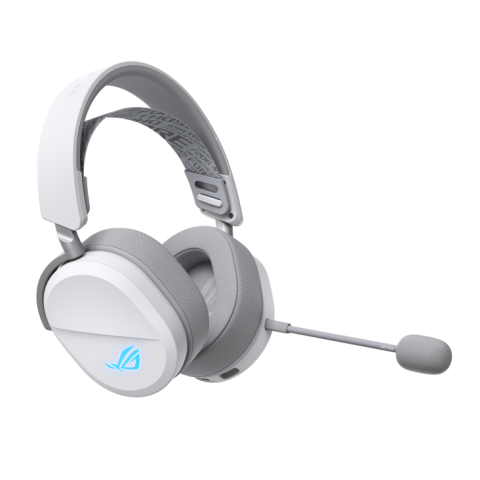 ASUS ROG PELTA TRI-MODE WIRELESS GAMING HEADSET (WHITE)