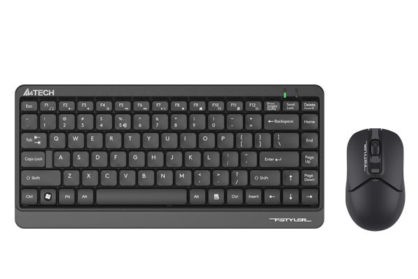 A4TECH FG1112 FSTYLER WIRELESS KEYBOARD AND MOUSE (BLACK)