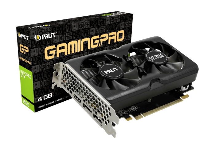 PALIT GTX 1650 4096MB 128BIT GDDR6 GAMING PRO (HDMI, 2XDP)