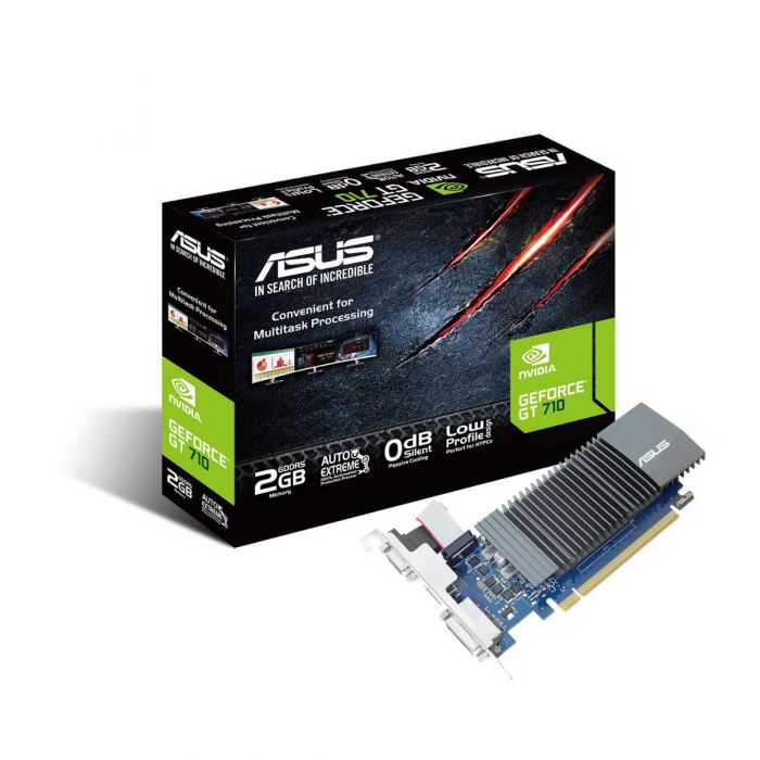 ASUS GT 710 2048MB 64BIT DDR5 LOW PROFILE (SL-2GD5-BRK)