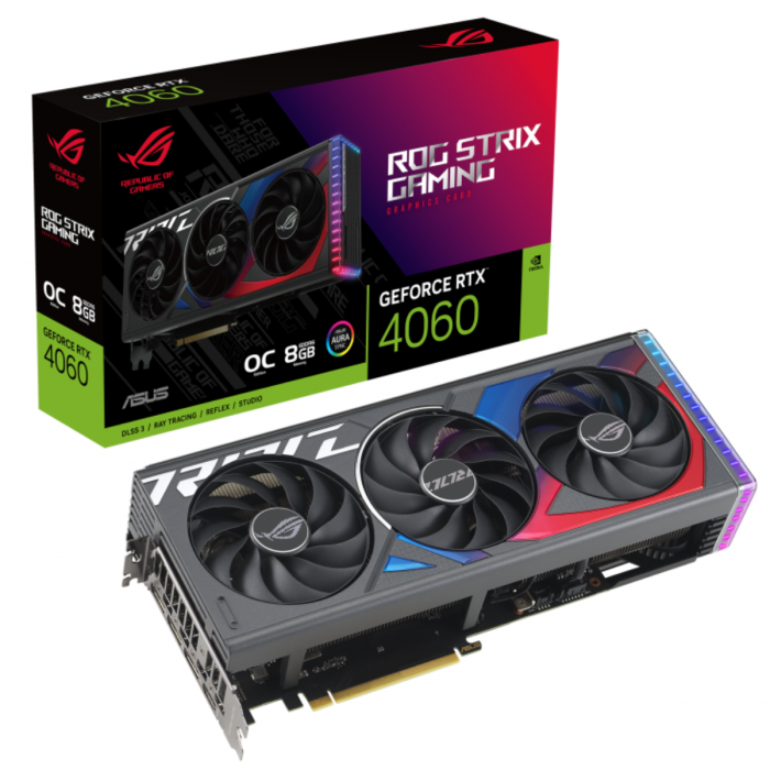 ASUS RTX 4060 8GB 128BIT GDDR6 ROG STRIX O8G-GAMING (HDMI, 3XDP)
