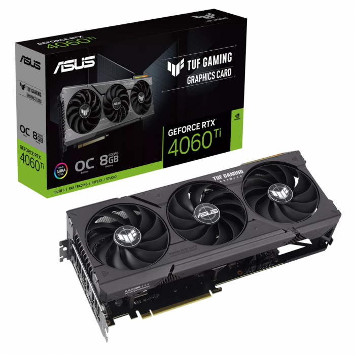 ASUS RTX 4060TI 8GB 128BIT GDDR6 TUF-O8G-GAMING (HDMI, 3XDP)