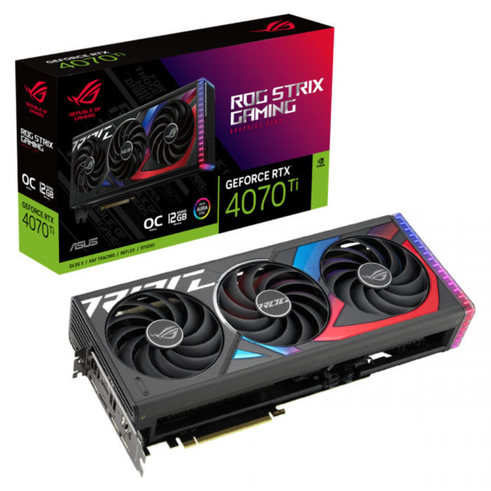 ASUS RTX 4070TI 12GB 192BIT GDDR6X ROG STRIX O12G-GAMING (2XHDMI, 3XDP)