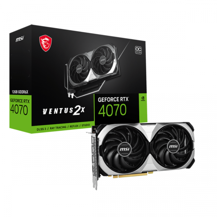 MSI RTX 4070 12G 192BIT GDDR6X VENTUS 2X OC (HDMI, 3XDP)