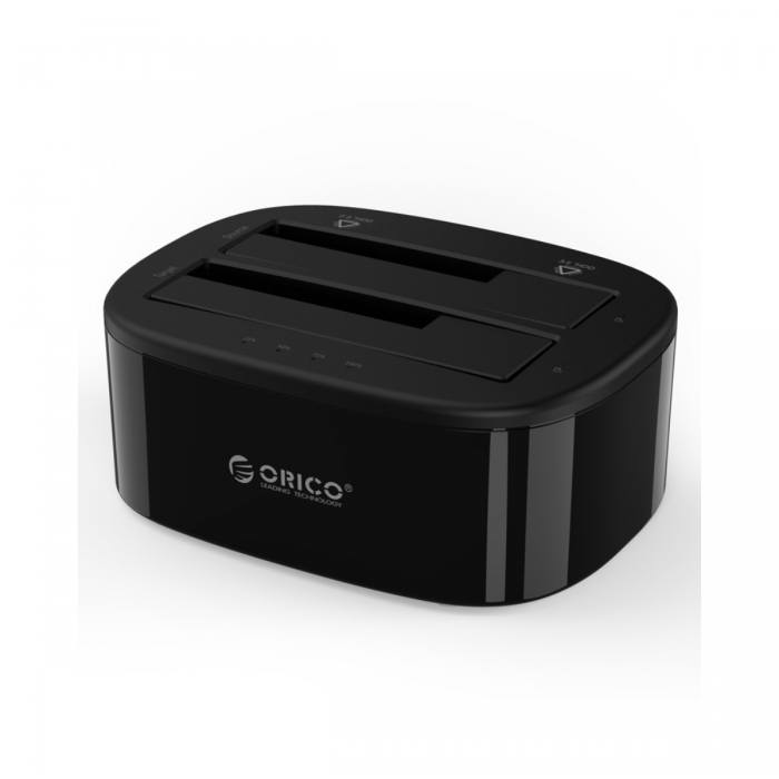 ORICO 2.5"/3.5" HDD USB3.0 2BAY DOCKING STATION (BLACK)