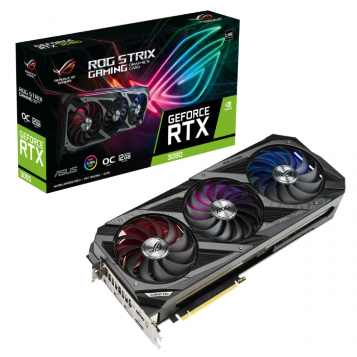 ASUS RTX 3080 12GB 384BIT GDDR6X ROG STRIX O12G (2XHDMI, 3XDP)