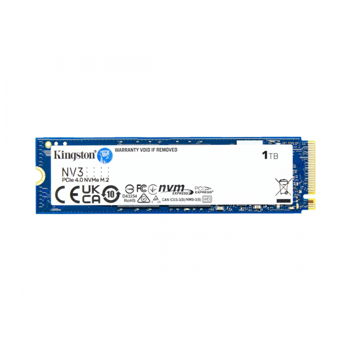 KINGSTON 1TB NV3 M.2 2280 GEN 4X4 NVME SSD (SNV3S/1000G)