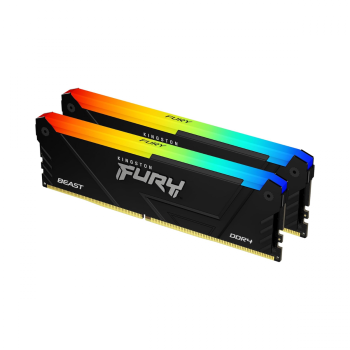 32GB (2X16GB) DDR4-3200 (KF432C16BB2AK2/32) KINGSTON FURY BEAST RGB