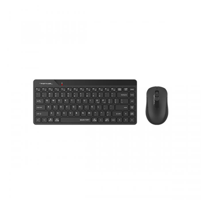 A4TECH FG2200 AIR2 FSTYLER 2.4G WIRELESS QUITEKEY COMPACT KEYBOARD AND MOUSE (BLACK)