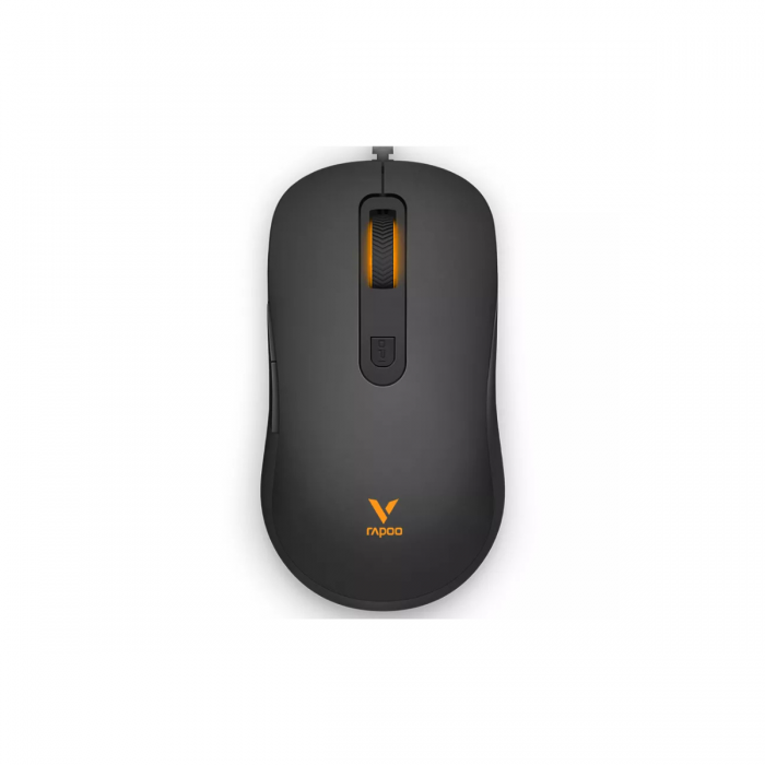 RAPOO V16 RGB OPTICAL WIRED GAMING MOUSE 12800DPI (BLACK)