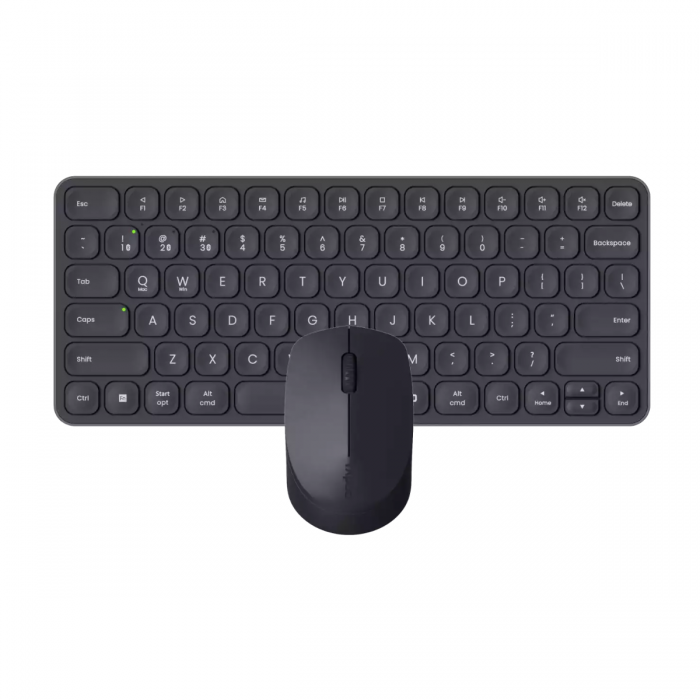 RAPOO 9010M MULTI-MODE WIRELESS COMPACT KEYBOARD AND MOUSE (DARK GREY)