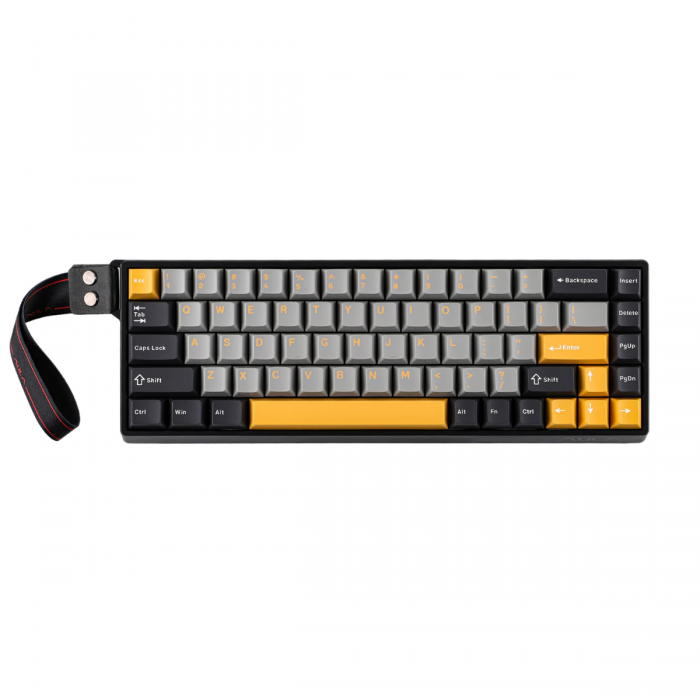 AULA WIN68 MAGNETIC SWITCH RGB MECHANICAL KEYBOARD (GRAY/YELLOW/BLACK)