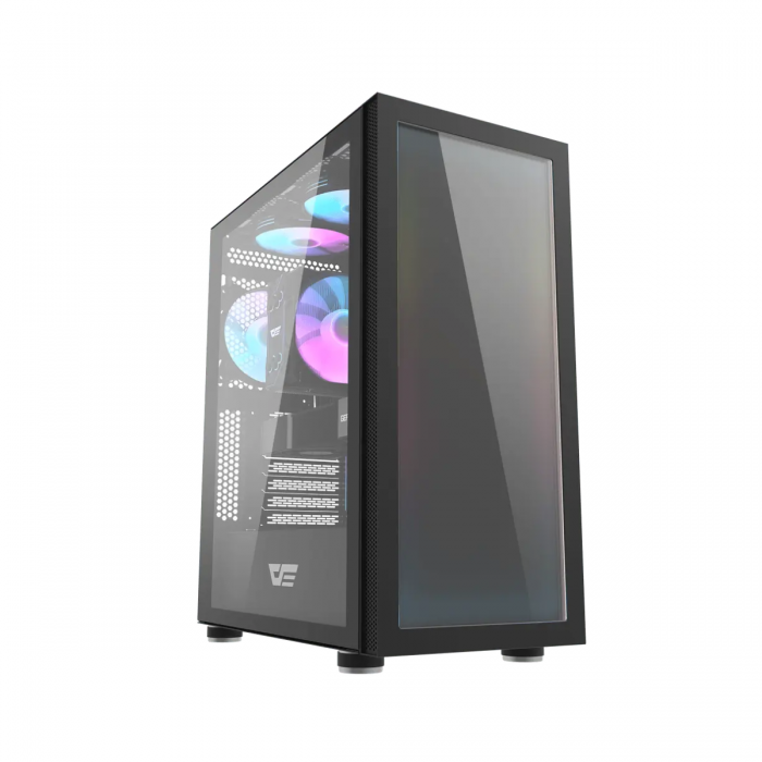 DARKFLASH DK210 ATX TOWER CASE W/ TEMPERED GLASS SIDE PANEL, PEN