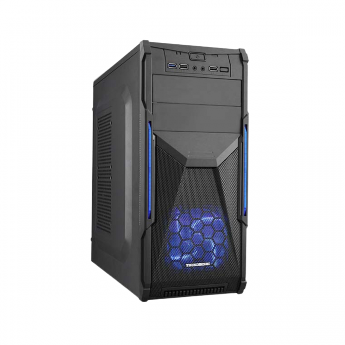 FRONTIER CONQUEROR CON02A BK/BL ATX CASE