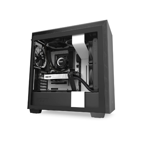 NZXT H710B MID TOWER CASE W/ TEMPERED GLASS (WHITE)