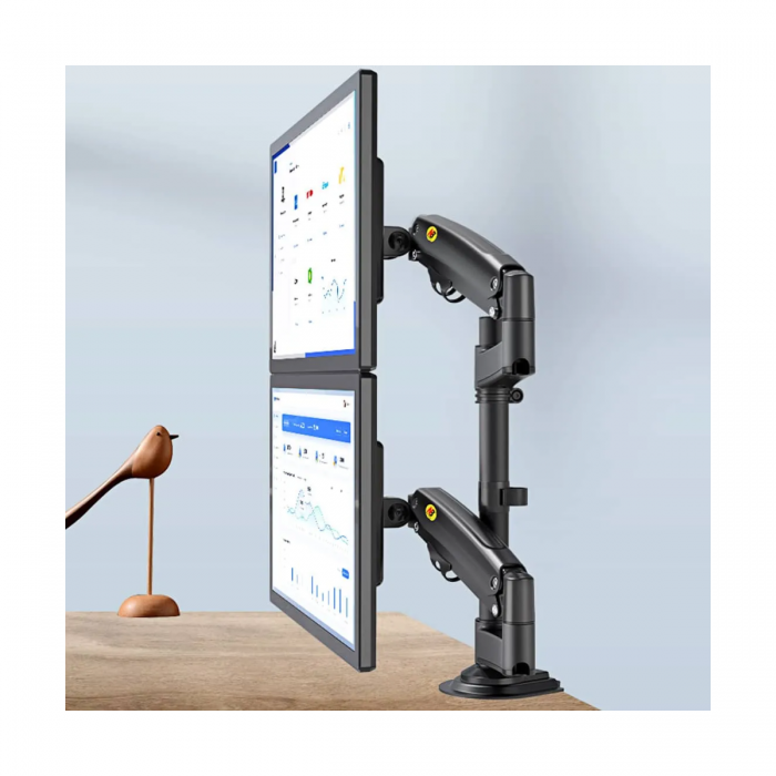 NORTH BAYOU H180 22-32" DUAL MONITOR DESKTOP MOUNT