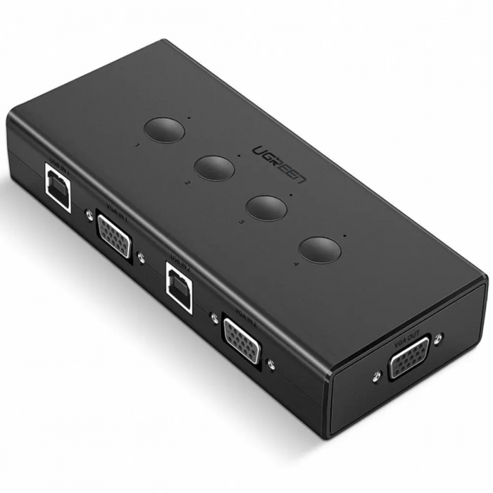UGREEN VGA 4 IN 1 OUT KVM SWITCHER