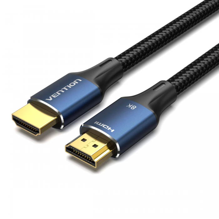 VENTION HDMI (M) TO HDMI (M) 8K CABLE ALUMINUM ALLOY (1M) BLUE