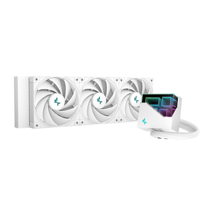 DEEPCOOL LT720 360MM LIQUID CPU COOLER (WHITE)