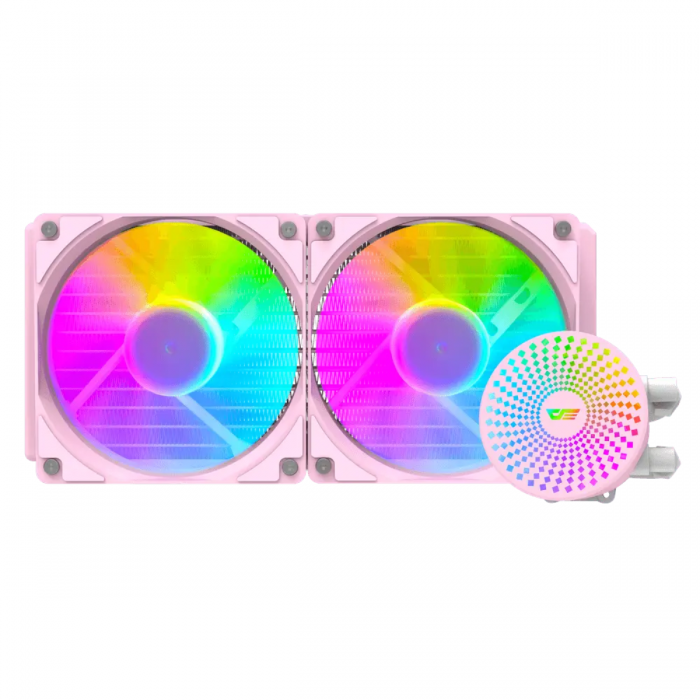 DARKFLASH RADIANT DC-240 ARGB AIO 240MM LIQUID CPU COOLER