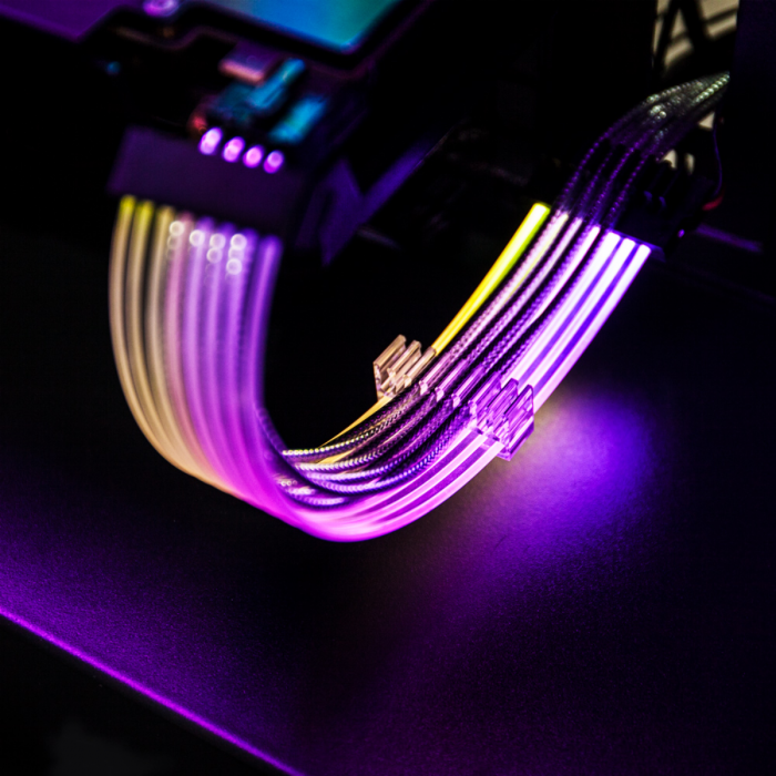 1STPLAYER STEAMPUNK 24PIN RGB PSU SLEEVED EXTENSION CABLE