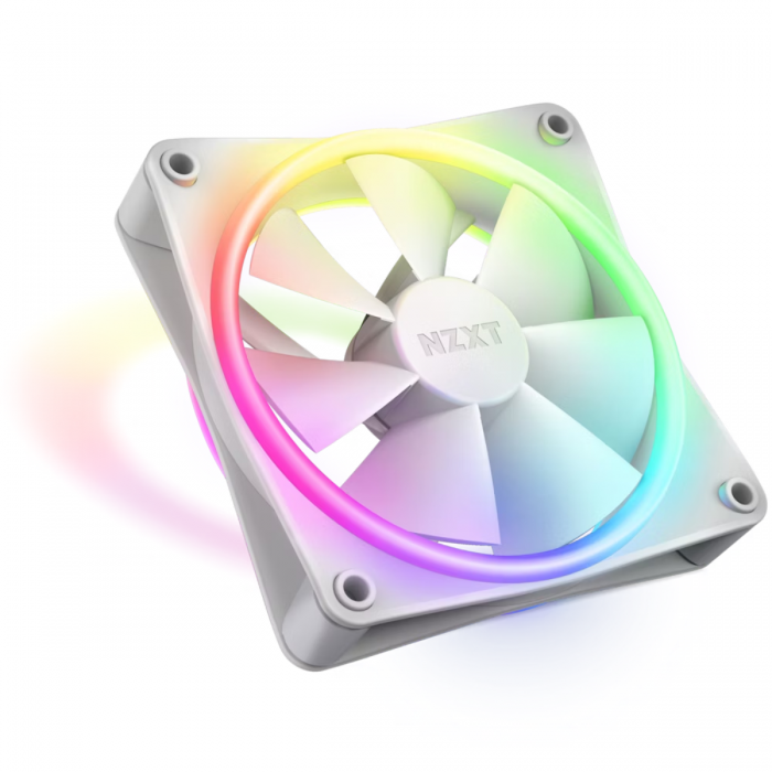 NZXT RF-D12SF-W1 F120 RGB DUO 120MM FAN SINGLE PACK (WHITE)