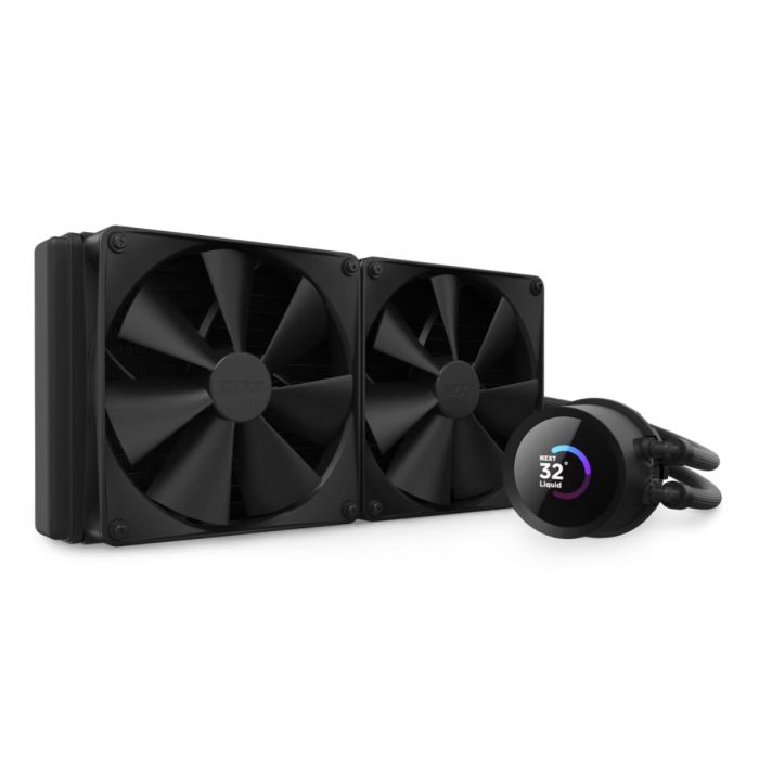 NZXT KRAKEN 280 AIO LIQUID COOLER W/ LCD DISPLAY (BLACK)