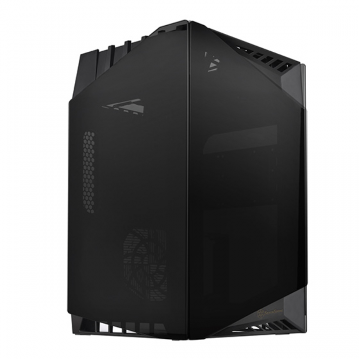 SILVERSTONE LD03B LUCID 03 BLACK MINI-ITX CASE W/ TEMPERED (USB 3.0)