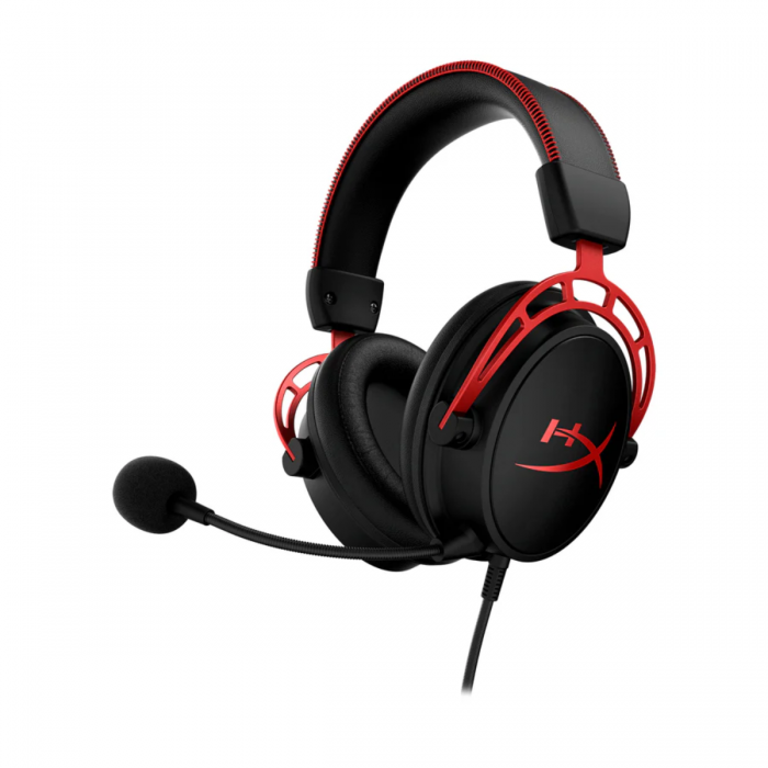 KINGSTON HYPER-X CLOUD ALPHA PRO GAMING HEADSET W/ DETACHABLE MIC (RED)