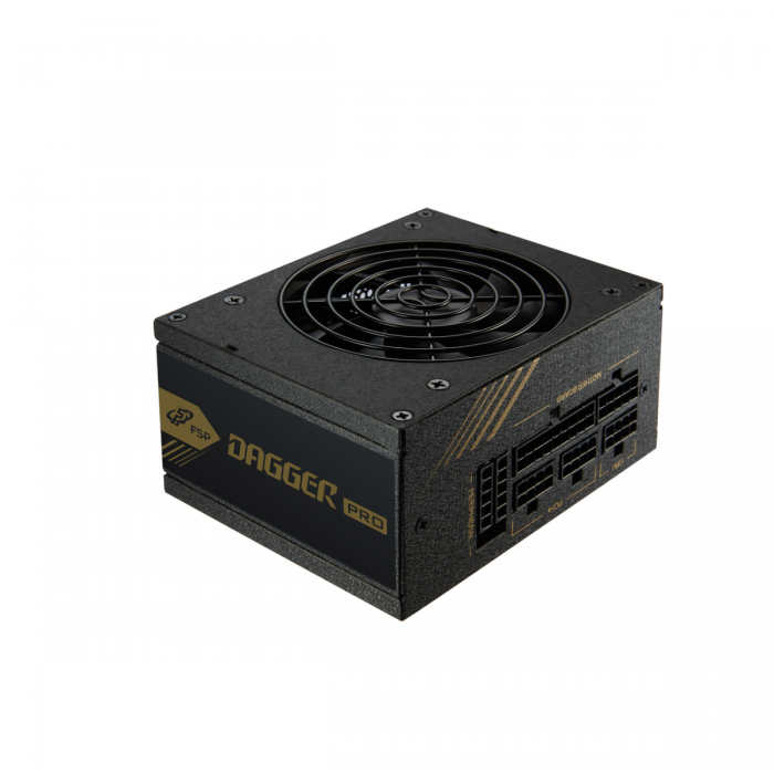 FSP DAGGER PRO SFX 850W 1X92MM FAN, 5SATA, 4PCIE, ACTIVE PFC, MODULAR, 80PLUS-GOLD