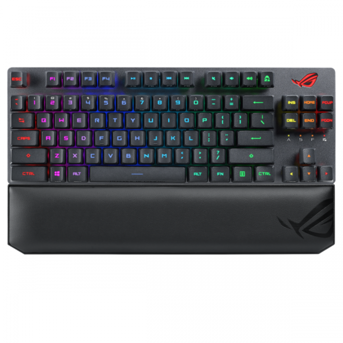 ASUS ROG STRIX SCOPE RX TKL WIRELESS DELUXE RGB MECHANICAL GAMING KEYBOARD (BLUE SWITCH)