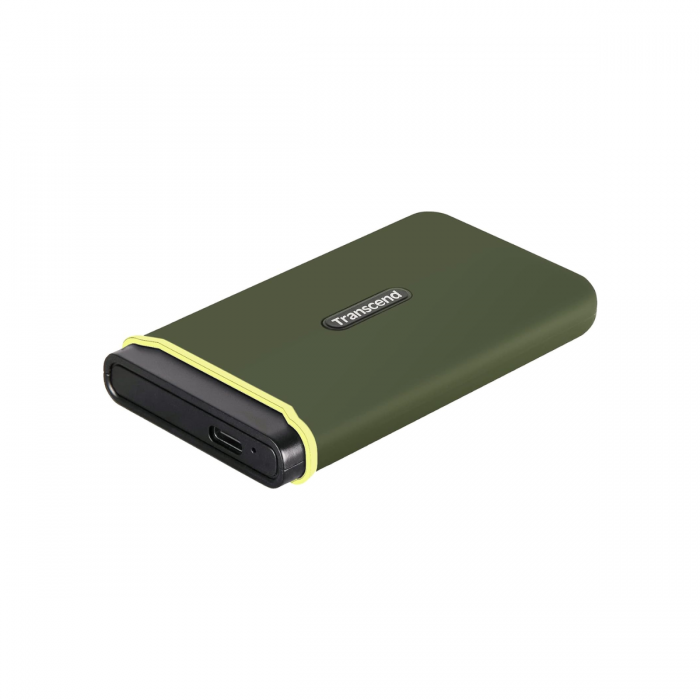 TRANSCEND 1TB ESD380C USB 3.2 TYPE-C PORTABLE SSD (TS1TESD380C) GREEN SILICONE RUBBER