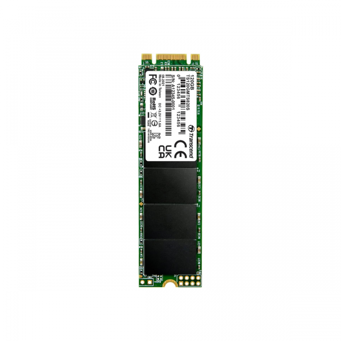 TRANSCEND 120GB M.2 SATA MTS820S 2280 SSD (TS120GMTS820S)