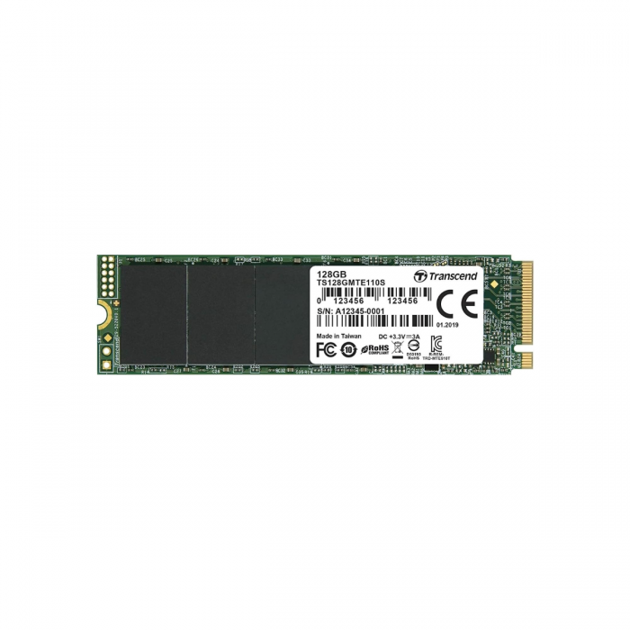 TRANSCEND 128GB MTE110S M.2 NVME 2280 SSD (TS128GMTE110S)