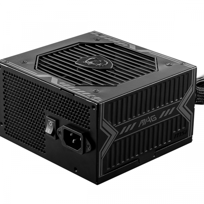 MSI MAG A550BN 550W 1X120MM FAN, 5SATA, 6PIN PCIE, ACTIVE PFC, 80PLUS BRONZE