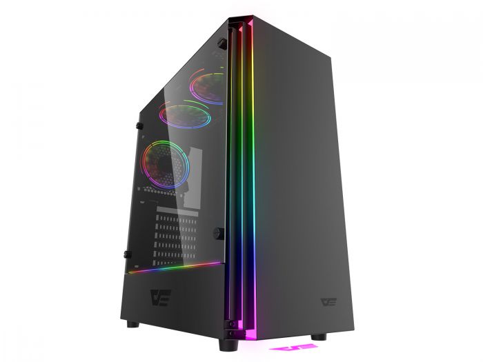 DARKFLASH J11 MID ATX CASE W/ TEMPERED WINDOW (BLACK)