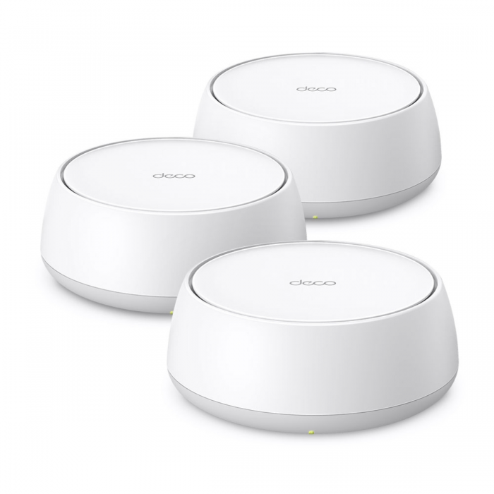 TPLINK DECO BE25 BE5000 WHOLE HOME MESH WIFI 7 SYSTEM (3-PACKS)