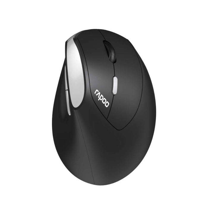 RAPOO EV250 SILENT WIRELESS VERTICAL ERGONOMIC MOUSE (BLACK)