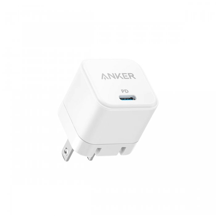 ANKER POWERPORT III 20W CUBE CHARGER WHITE