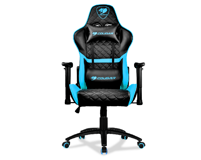 COUGAR ARMOR ONE GAMING CHAIR BLACK | SKY BLUE