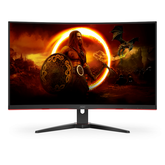AOC C32G2ZE 31.5" FHD LED CURVED GAMING MONITOR 1MS 240HZ WLMNT (2XHDMI, DP)