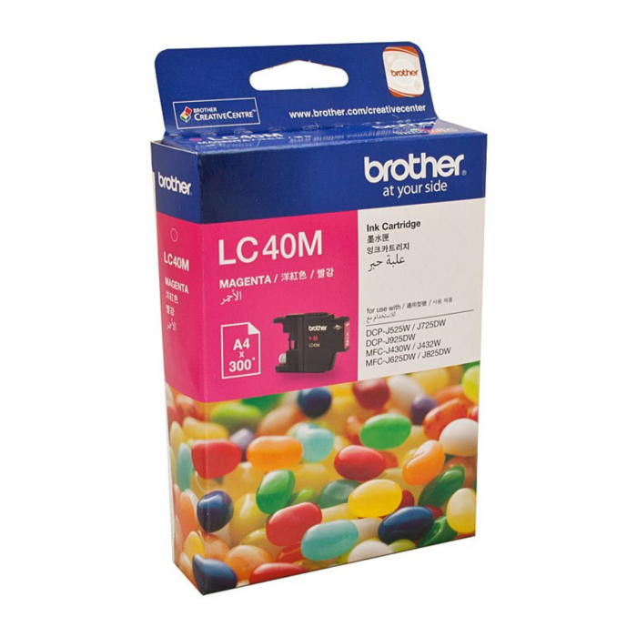 BROTHER LC-40 MAGENTA INK CARTRIDGE