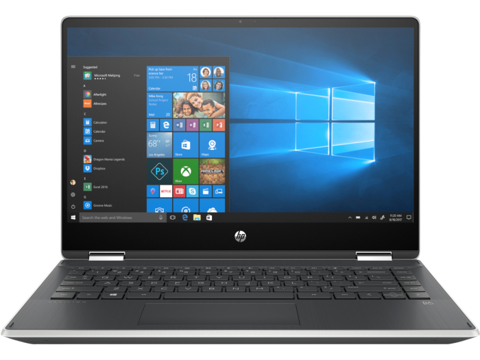 HP PAVILION X360-14-DH1177TU (1Y0A4PA) I3-10110U/4GB/256GB SSD/14/W10H/OFC19HS (SLV)