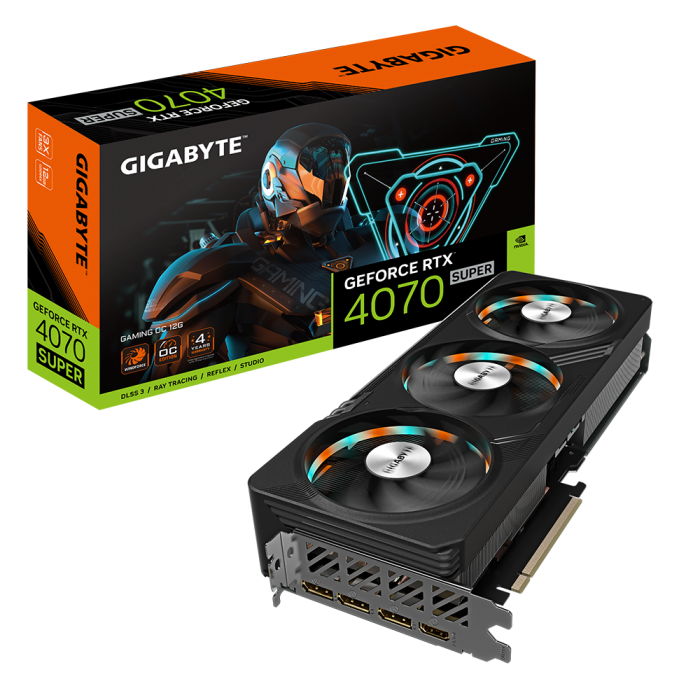 GIGABYTE RTX 4070 SUPER 12GB 192BIT GDDR6X GAMING OC (HDMI, 3XDP)