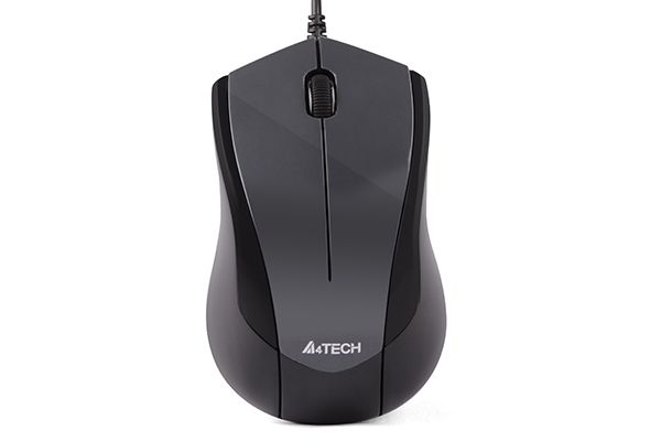 A4TECH N400 V-TRACK WIRED MOUSE GRAY | BLACK/RED