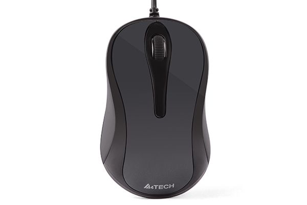 A4TECH N350 V-TRACK WIRED MOUSE GLOSSY GRAY | RED