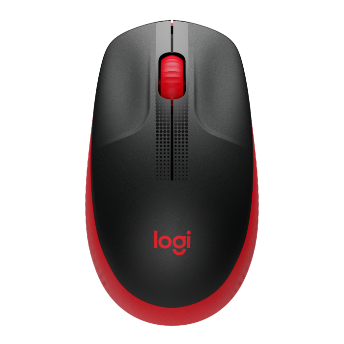 LOGITECH M190 WIRELESS MOUSE (RED)