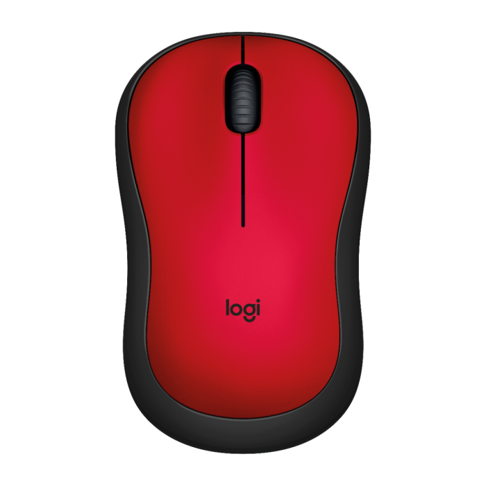 LOGITECH M221 SILENT WIRELESS MOUSE (RED)